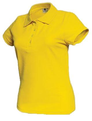 Camisa tipo 2025 polo amarilla