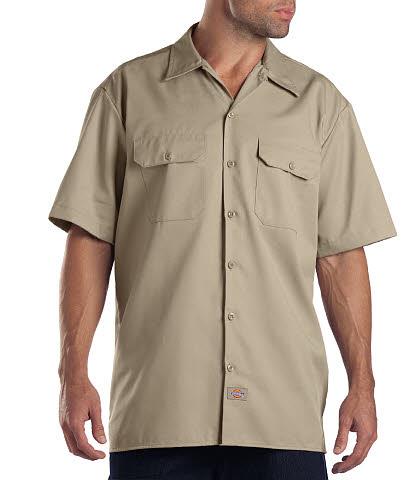 CAMISA DE TRABAJO MC 65POL 35ALG KHAKI XL DICKIES Camisas