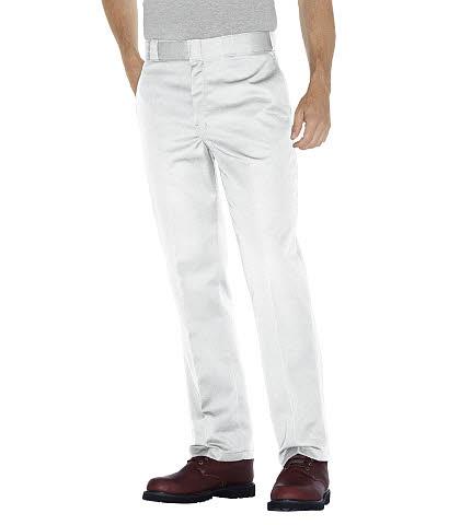 PANTALON DE TRABAJO CABALLERO 874 65POL 35ALG BLANCO 42 DICKIES