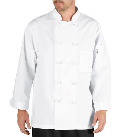 FILIPINA DICKIES CHEF 65POL/35ALG BLANCO DC121WHT L-DICKIES/Ropa de  Cocina/Uniformes Dickies|Tienda en méxico