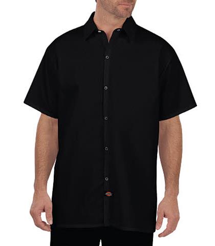 CAMISA COCINERO NEGRA 65POL 35ALG 3XL DICKIES Ropa de Cocina Uniformes Dickies Tienda en mexico