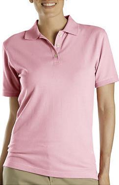 Playera discount polo rosa