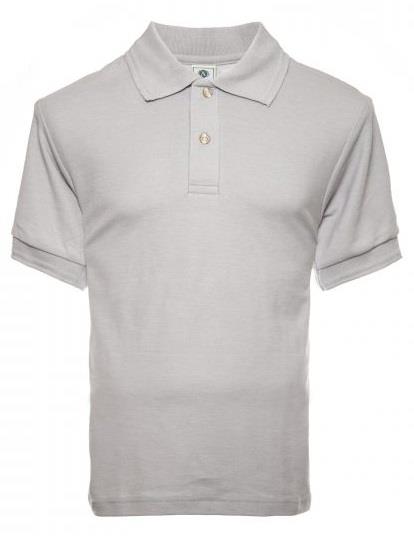 Playera gris best sale tipo polo