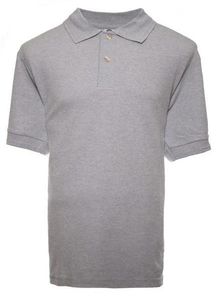 Playera tipo store polo gris