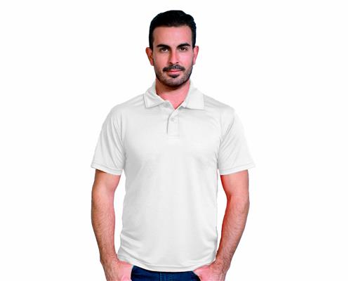 PLAYERA POLO CABALLERO DRY-FIT BLANCO S-ASSOLUTO