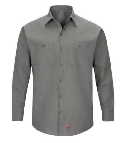 RSX10 CAMISA DE TRABAJO ML CON MIMIX GRIS S-RED KAP