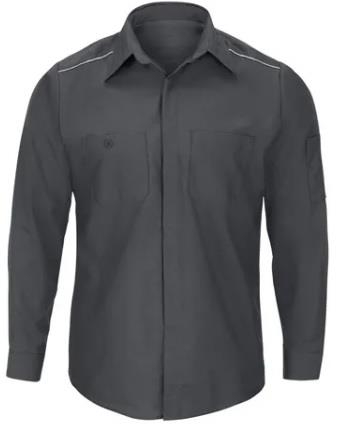 RSP3A CAMISA DE TRABAJO ML AIR FLOW CHARCOAL S-RED KAP