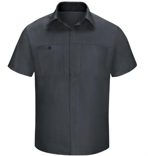 CAMISA MC PERFORMANCE PLUS PARA TALLER CON TECNOLOGIA OIL BLOCK CHARCOAL BLACK M-RED KAP