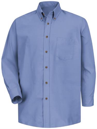 CAMISA ML DE VESTIR DE POPELINA 65P 34A LIGHT BLUE S-RED KAP