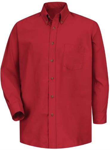 CAMISA ML DE VESTIR DE POPELINA 65P 34A RED S-RED KAP