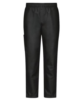 PANTALON DE CHEF HOLGADO PARA HOMBRE COLOR NEGRO M-RED KAP