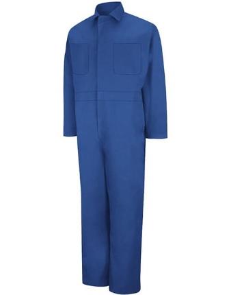 OVEROL 65P/35A 7.25 OZ, GABARDINA CON ACTION BACK AZUL ELECTRICO 36-RED KAP