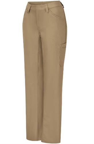 PANTALON DAMA LIGERO PARA EQUIPOS DE TRABAJO 70P/28A/2E CHARCOAL TALLA 8-RED KAP