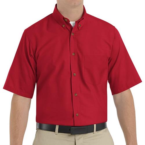 RSP80 CAMISA MC DE VESTIR DE POPELINA 65P 34A ROJO L-RED KAP