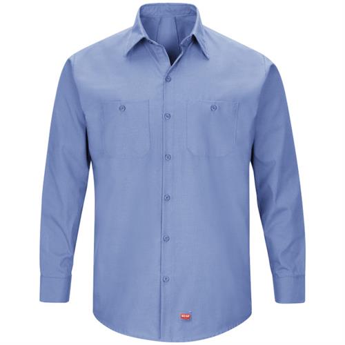 RSX10 CAMISA DE TRABAJO ML CON MIMIX AZUL CLARO L-RED KAP