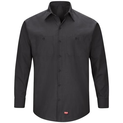 RSX10 CAMISA DE TRABAJO ML CON MIMIX NEGRO S-RED KAP