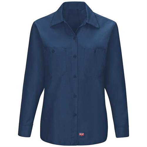 RSX11 BLUSA DE TRABAJO ML CON MIMIX AZUL MARINO M-RED KAP