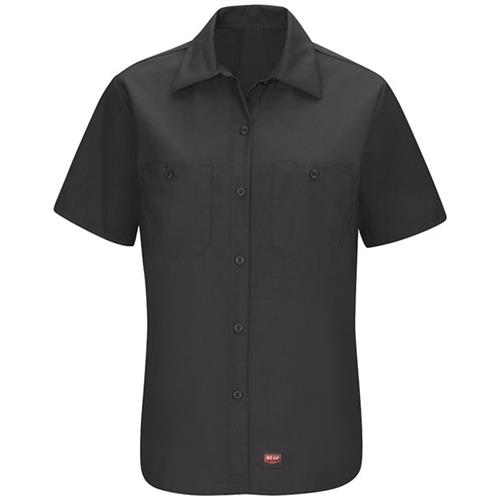 RSX21 BLUSA DE TRABAJO MC CON MIMIX NEGRO XL-RED KAP