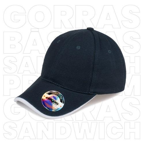 GORRA GABARDINA 100 ALG. 6 GAJOS DKPS #155 AZUL MARINO-DKPS