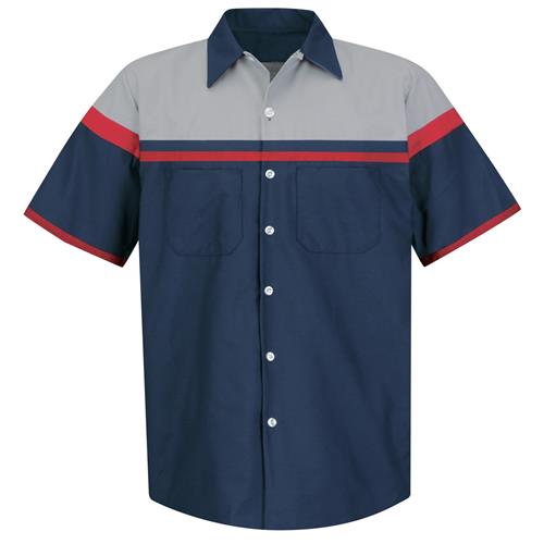 CAMISA MC DE TRABAJO INDUSTRIAL 65P/35A S-RED KAP