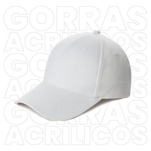 GORRA ACRILICO MCA PROS-CAPS C/CONTACTEL BLANCO LINEA #400-DKPS