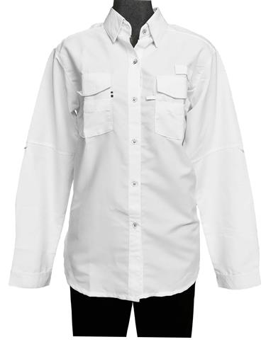 BLUSA ML MOD. COLUMBIA DRY FIT BLANCO S-CIRCO