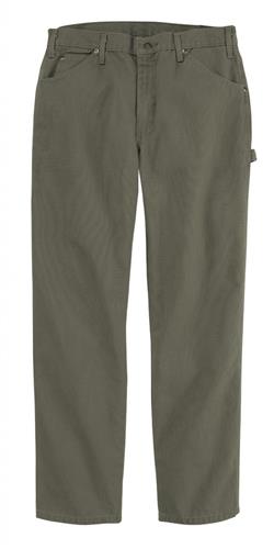 JEANS TIPO CARPINTERO DE LONETA RINSED MOSS 36X32-DICKIES