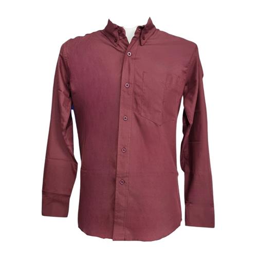 CAMISA MCA CIRCO ML TELA NUEVA CUBA COLOR VINO-CIRCO