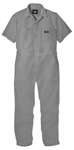 OVEROL MANGA CORTA 65POL/35ALG GRIS DICKIES-DICKIES