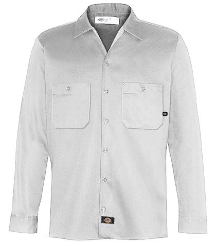 CAMISA DE TRABAJO BLANCA ML 100ALG DLL307WH 2XL-DICKIES