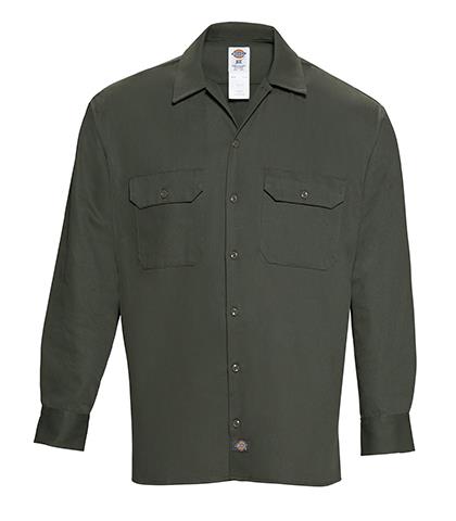 CAMISA DE TRABAJO DICKIES 100ALGODON VERDE OLIVO 2XL-DICKIES