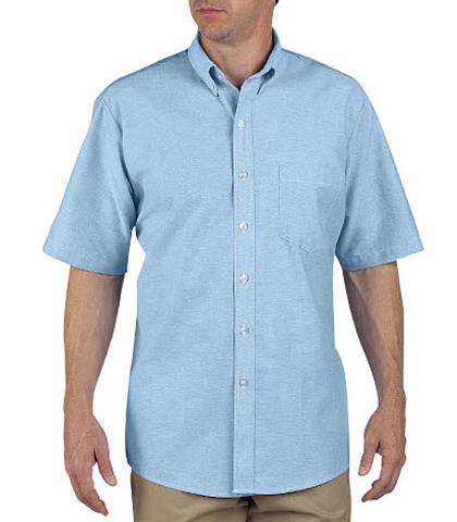 CAMISA DE TRABAJO AZUL CIELO MC 60ALG/40POL SS46LB 2XL-DICKIES