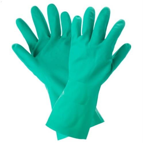 GUANTE INDUSTRIAL DE NITRILO VERDE STANSOLV 13 PULGADAS MOD. T9 67-175-DERMACARE