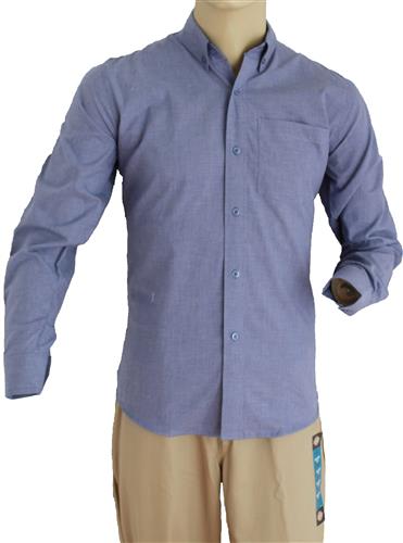 CAMISA CIRCO ML PREMIUM AZUL MEZCLILLA #9 26-CIRCO