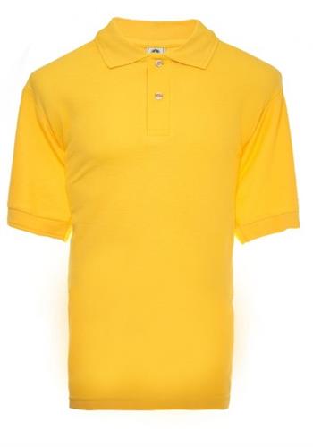 PLAYERA TIPO POLO ASSOLUTO CABALLERO AMARILLO MANGO S-ASSOLUTO