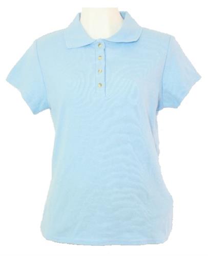 PLAYERA TIPO POLO ASSOLUTO DAMA AZUL CIELO S-ASSOLUTO