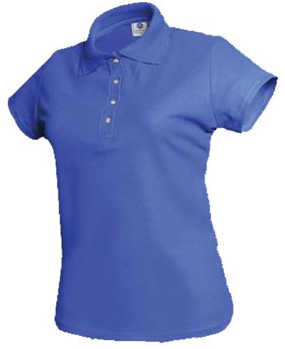 PLAYERA TIPO POLO ASSOLUTO DAMA AZUL REY L-ASSOLUTO