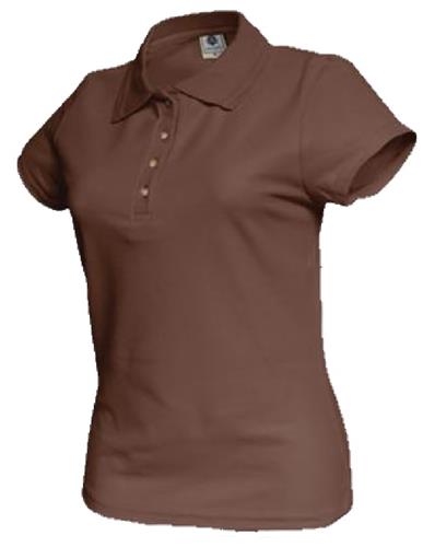 PLAYERA TIPO POLO ASSOLUTO DAMA CHOCOLATE S-ASSOLUTO