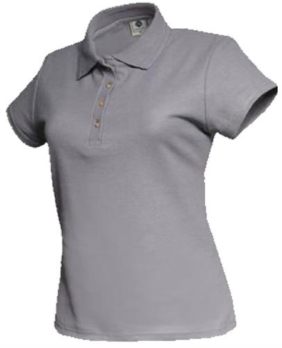 PLAYERA TIPO POLO ASSOLUTO DAMA GRIS S-ASSOLUTO