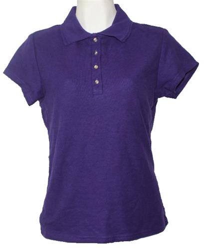 PLAYERA TIPO POLO ASSOLUTO DAMA MORADO S-ASSOLUTO