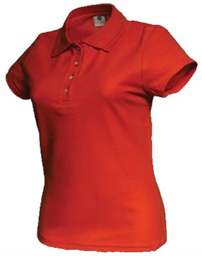 PLAYERA TIPO POLO ASSOLUTO DAMA ROJO S-ASSOLUTO