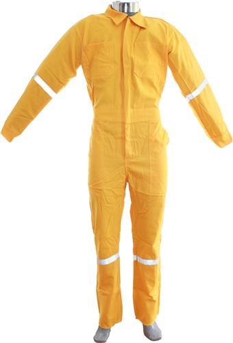 OVEROL GABARDINA 100% ALG C/CINTAS AMARILLO 30-FRANJOE