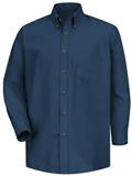 RSP90-CAMISA ML DE VESTIR DE POPELINA 65P 34A NAVY L