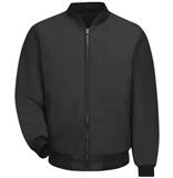 RJT38-CHAMARRA LISA CON FORRO PARA EQUIPOS DE TRABAJO NEGRA TALLA S