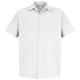 RSP26-RSP26 CAMISA MC DE TRAB. ESPECIALIZ. 65P/35A S/BOLSILLOS BLANCO L