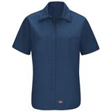 RSX21-RSX21 BLUSA DE TRABAJO MC CON MIMIX AZUL MARINO S