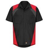 RSY28TR-CAMISA MC SHOP TRICOLOR PARA HOMBRE NEGRO/CARBON M