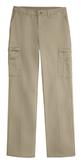 DFW39-PANTALON DE MUJER TIPO CARGO COLOR KHAKI