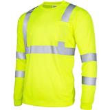 15CAMJYRECOAM-PLAYERA ML SR1073-AMHV CUELLO REDONDO AMARILLO C/REFLEJANTE