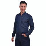 17CAMPROML-CAMISA MANGA LARGA DE MEZCLILLA 08 OZ